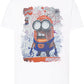 Minio Spiderman Film Cartoon Fumetti 2061 T-shirt Urban Men Uomo 100% Cotone Pettinato JK