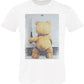 TeddyBear Beer Cartoon Fumetti 2064 T-shirt Urban Men Uomo 100% Cotone Pettinato JK