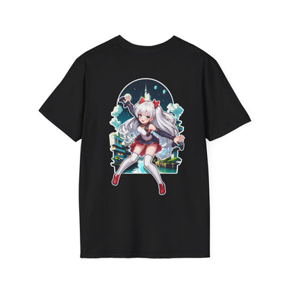 Gamer Girl - Anime World - Unisex T-Shirt - Back Print-0