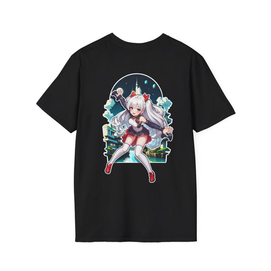 Gamer Girl - Anime World - Unisex T-Shirt - Back Print-0