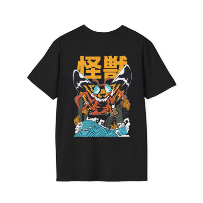 Moth - Kaiju Monster - Unisex T-Shirt - Back Print-0