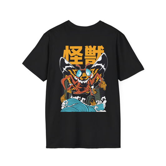 Moth - Kaiju Monster - Unisex T-Shirt - Back Print-0