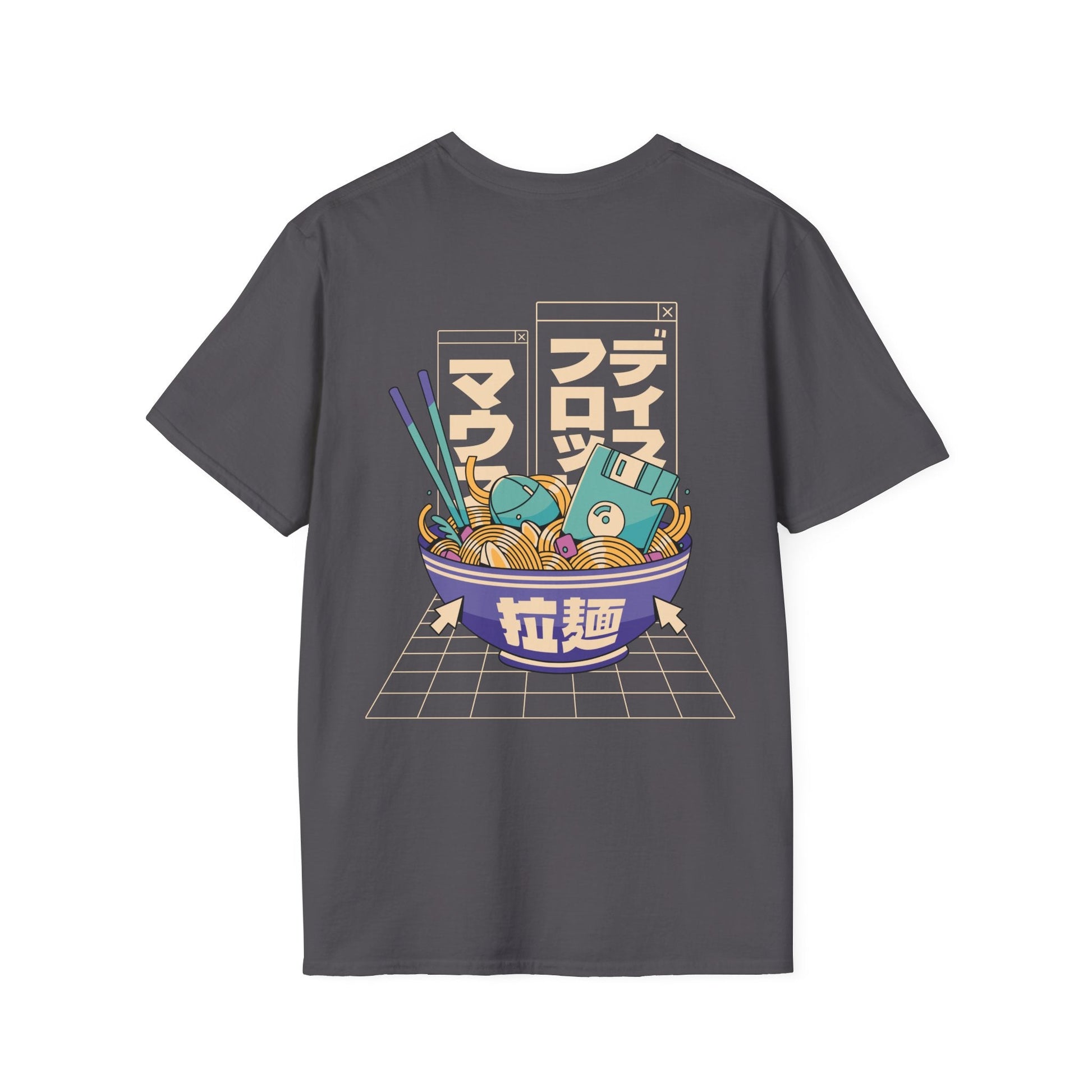 Tech Ramen - Anime World - Unisex T-Shirt - Back Print-1