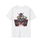 Sleepy Robot - Anime World - Unisex T-Shirt - Back Print-3