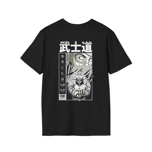 Skull Samurai - Samurai Manga - Unisex T-Shirt - Back Print-0