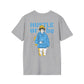 Hustle or be Broke - Anime World - Unisex T-Shirt - Back Print-4