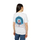Hell is other People - Antisocial Retro - Premium Bio Unisex T-Shirt - Back Print-2