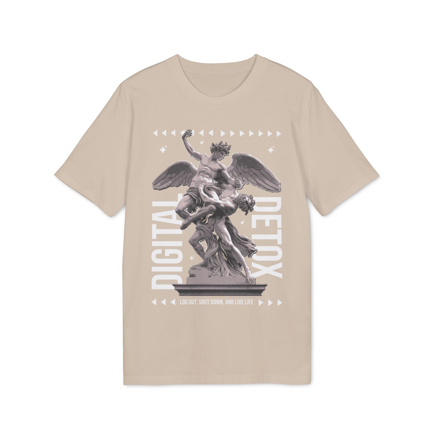 Digital Detox - Gods Way - Premium Bio Unisex T-Shirt - Front Print-6
