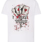 Lucky winner Poker Carte da Gioco 4-0 T-shirt Urban Men Uomo 100% Cotone Pettinato JK