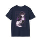 Anime Bored Girl - Anime World - Unisex T-Shirt - Back Print-2