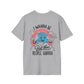 I wann be nice but then People happen - Antisocial Retro - Unisex T-Shirt - Back Print-5