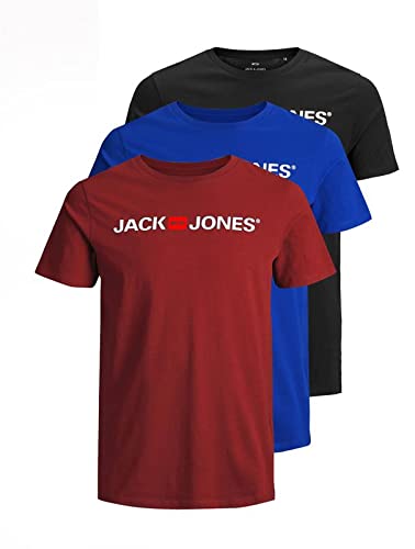 JACK & JONES T-Shirt 3-Pack Logo O-Neck T-Shirt