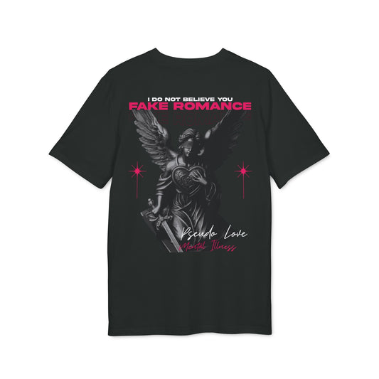 Fake Romance Pseudo Love - Gods Way - Premium Bio Unisex T-Shirt - Back Print-0