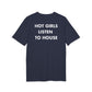 Hot Girls listen to House - Everything I Love - Premium Bio Unisex T-Shirt - Back Print-5