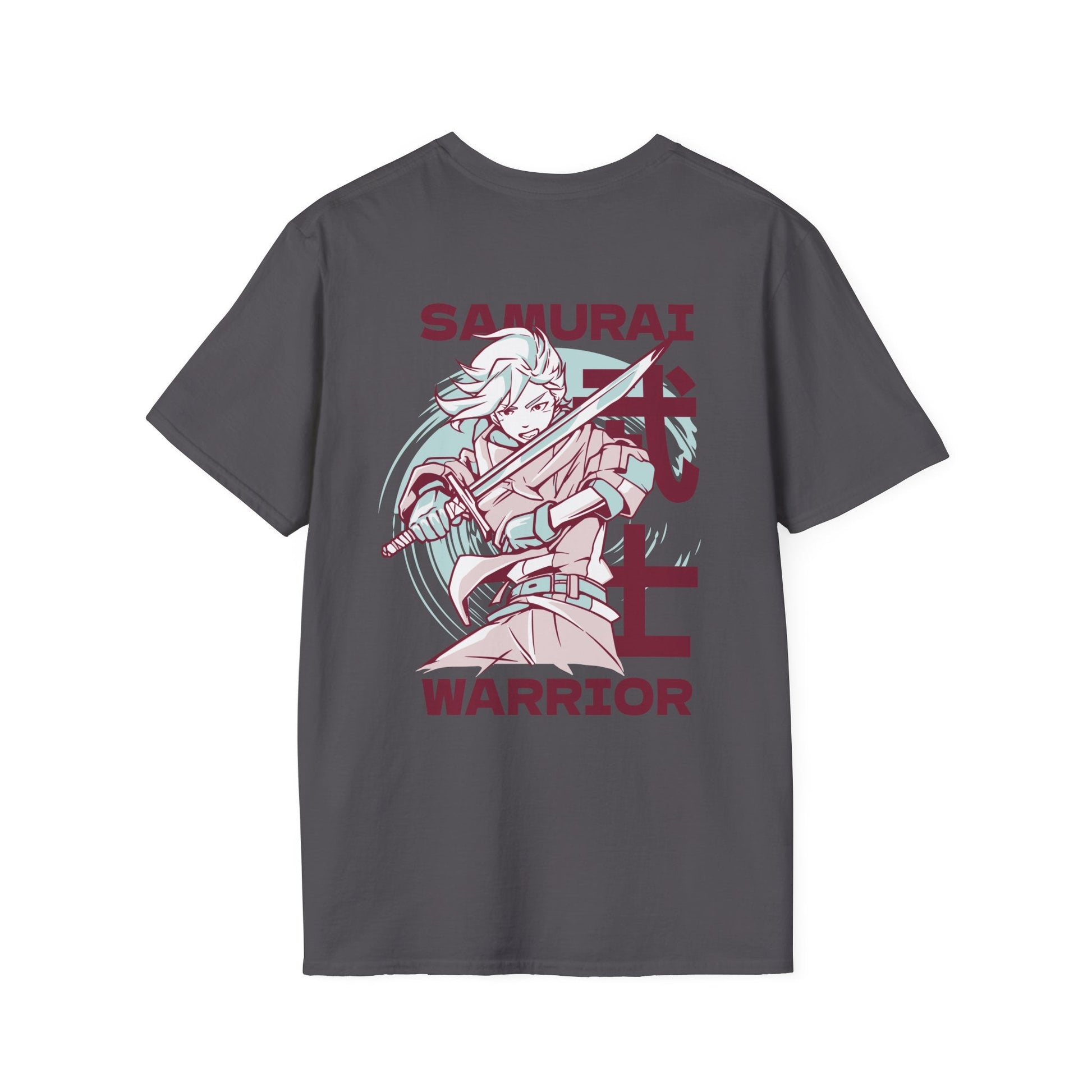 Samurai Warrior - Anime World - Unisex T-Shirt - Back Print-1