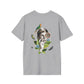Parrot - Quirky Collage - Unisex T-Shirt - Back Print-4