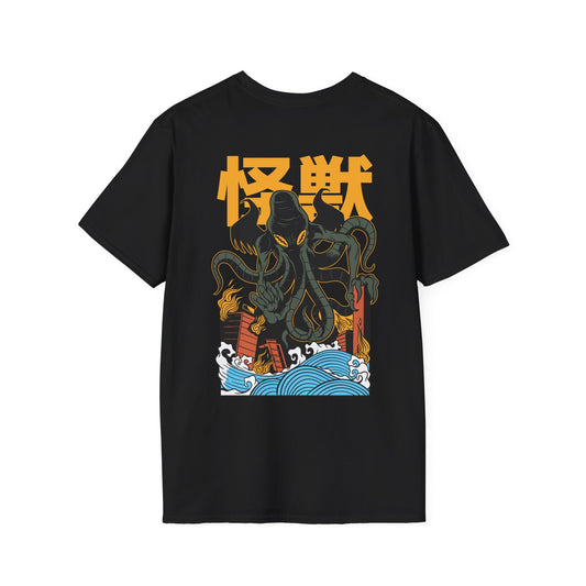 Jellyfish - Kaiju Monster - Unisex T-Shirt - Back Print-0