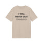 I will never quit gambling - Everything I Love - Premium Bio Unisex T-Shirt - Front Print-7