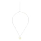Mother and Child Necklace Pave Heart Pendant Necklace-3