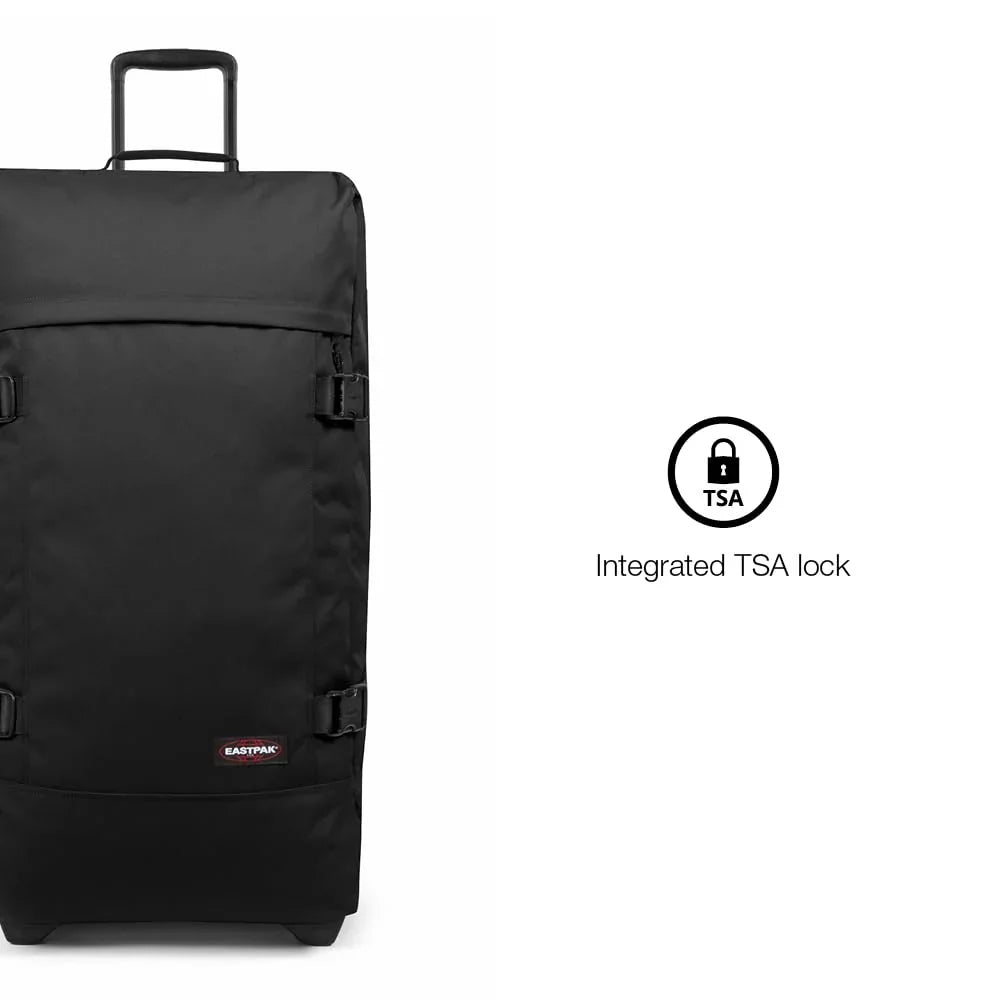 Eastpak TRANVERZ L Suitcase, 79 x 40 x 33 cm, 121 L, Black Denim, Tranverz L - STREET STYLE