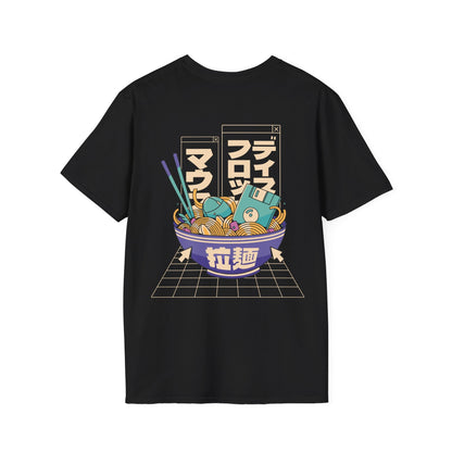 Tech Ramen - Anime World - Unisex T-Shirt - Back Print-0