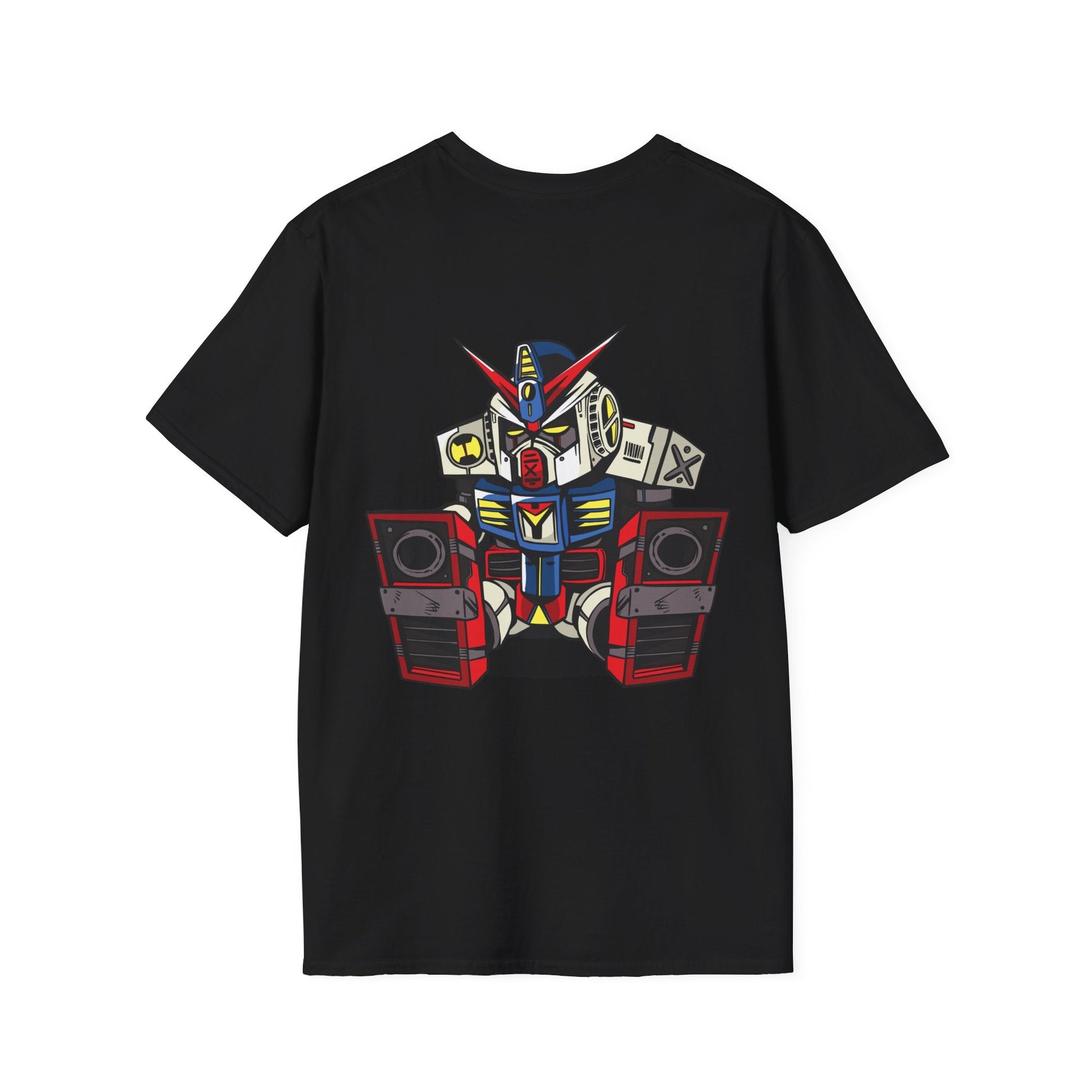 Sleepy Robot - Anime World - Unisex T-Shirt - Back Print-0