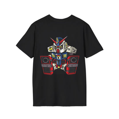 Sleepy Robot - Anime World - Unisex T-Shirt - Back Print-0