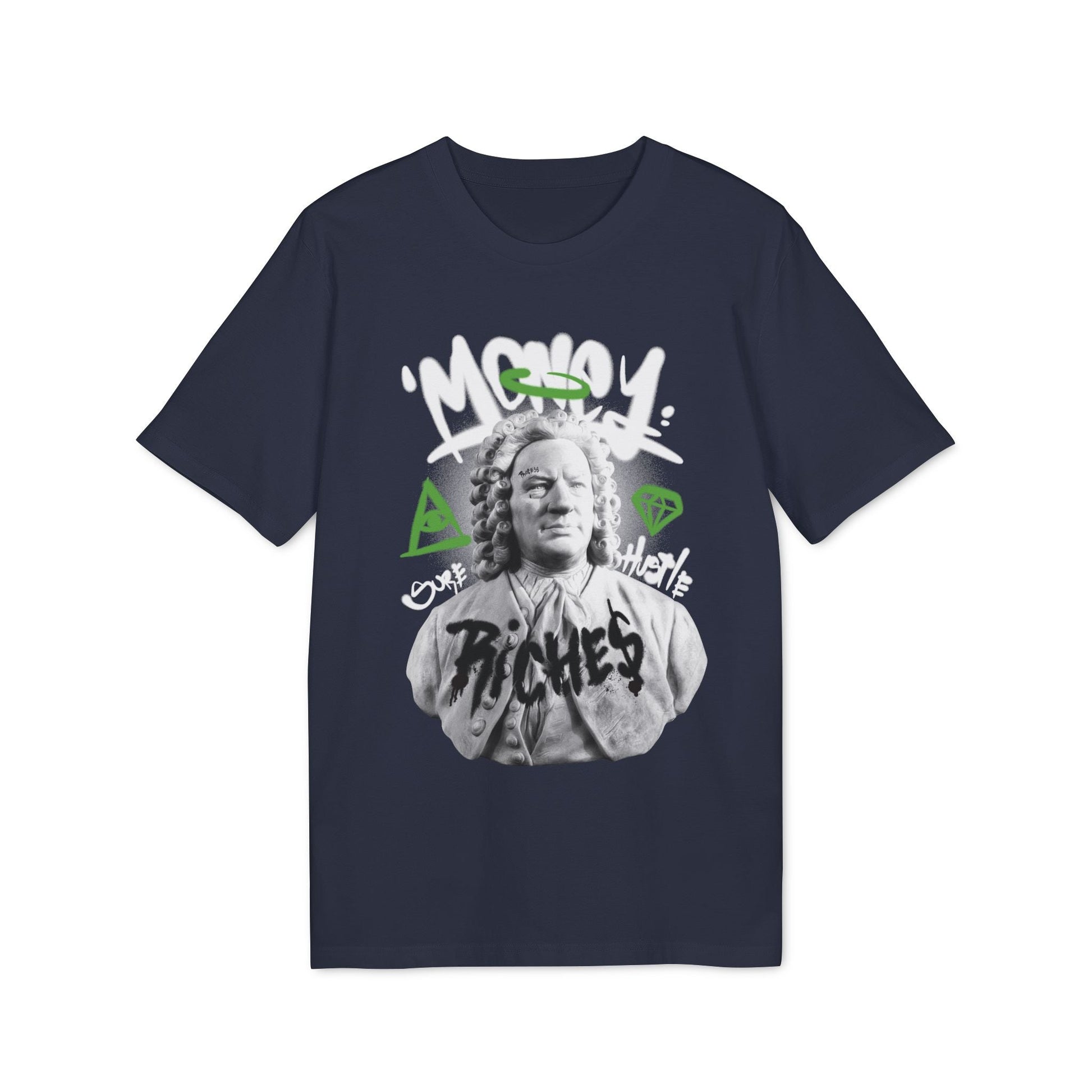 Money Riches - Gods Way - Premium Bio Unisex T-Shirt - Front Print-5