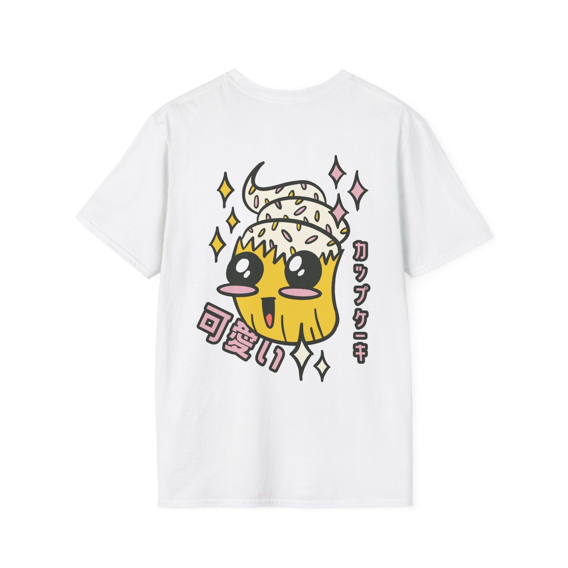 Kawaii Cupcake - Anime World - Unisex T-Shirt - Back Print-0