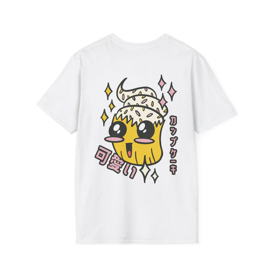 Kawaii Cupcake - Anime World - Unisex T-Shirt - Back Print-0