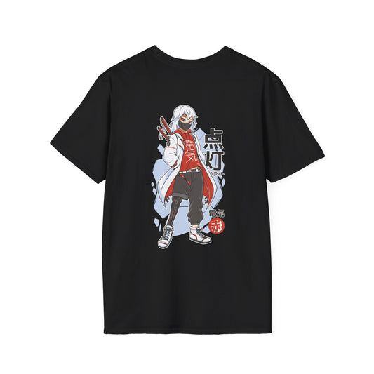 Techware Samurai - Anime World - Unisex T-Shirt - Back Print-0