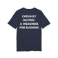 Casually having a weakness for Blondes - Everything I Love - Premium Bio Unisex T-Shirt - Back Print-5