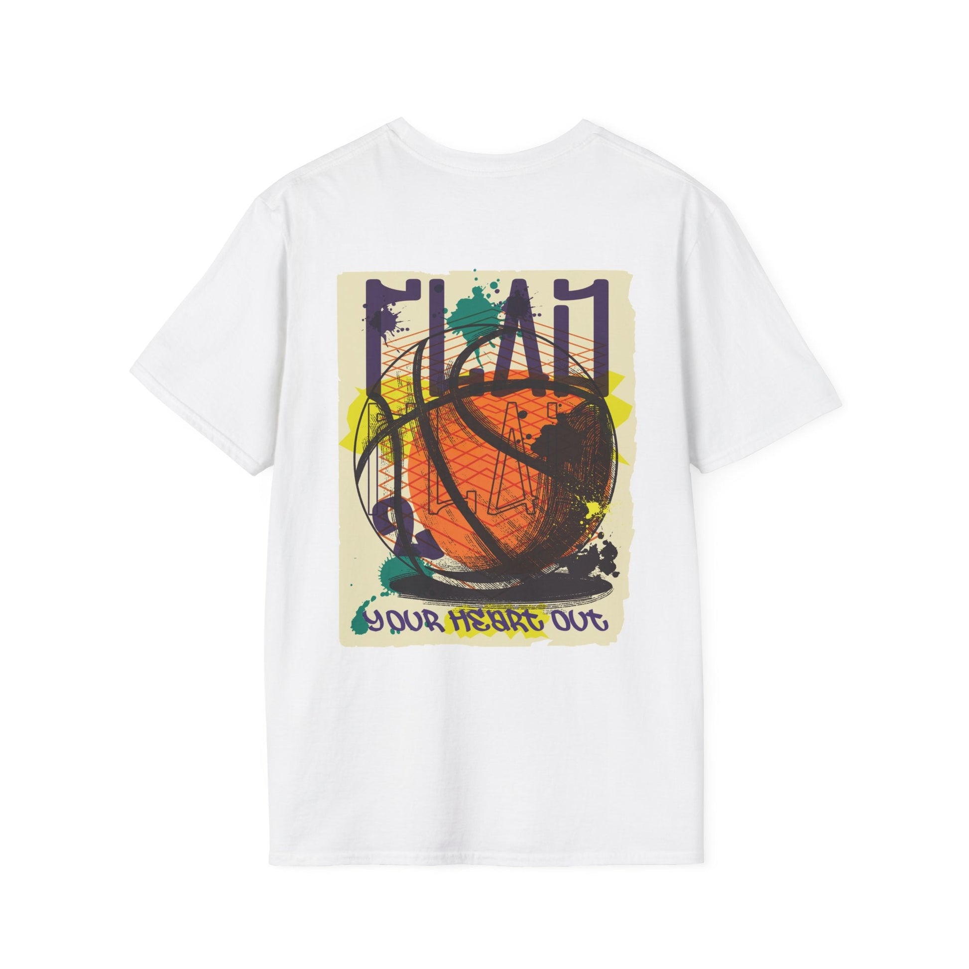 Basketball - Urban Graffiti - Unisex T-Shirt - Back Print-3