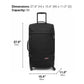 Eastpak TRANS4 M Suitcase, 70 x 39 x 28 cm, 68 L, Black, Trans4 Medium - STREET STYLE