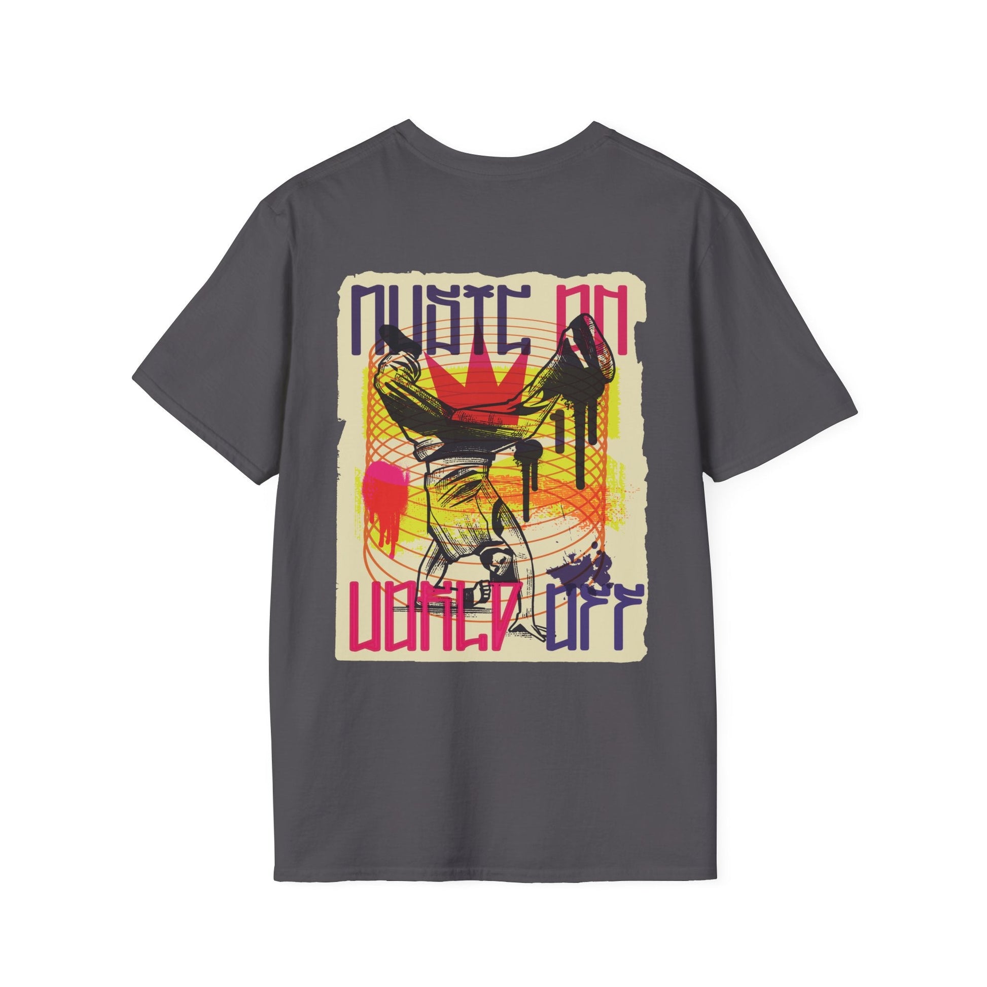 Breakdance - Urban Graffiti - Unisex T-Shirt - Back Print-1