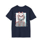 Kitsune Mask Gltich - Anime World - Unisex T-Shirt - Back Print-2