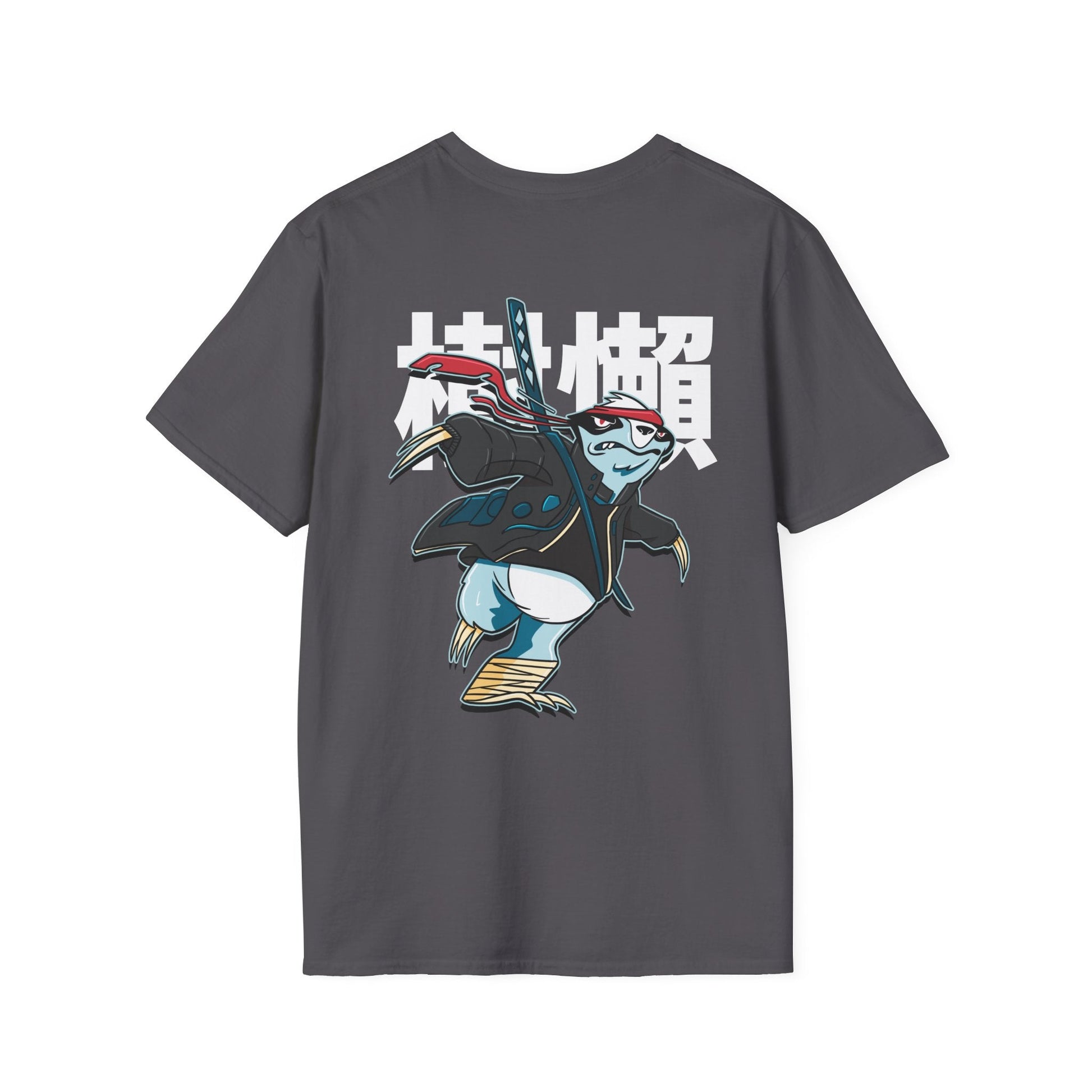 Sloth - Warrior Animals - Unisex T-Shirt - Back Print-1