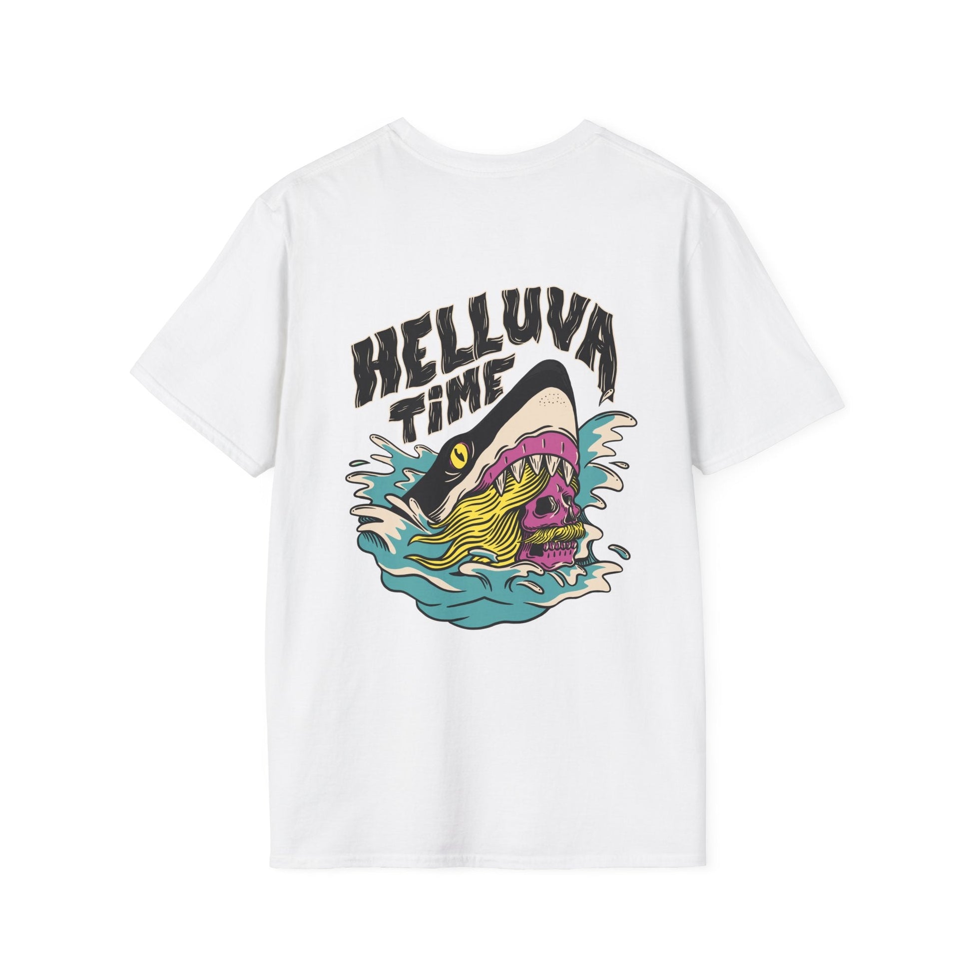 Helluva Time - Summer Skulls - Unisex T-Shirt - Back Print-3
