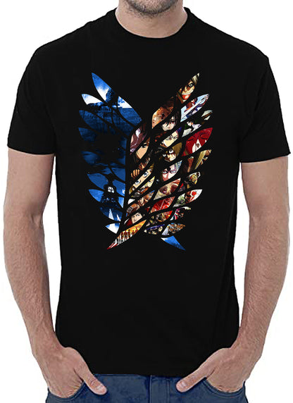 For the Glory of Humanity 2 Manga Anime Fumetti 6000-4 T-shirt Urban Men Uomo 100% Cotone Pettinato JK