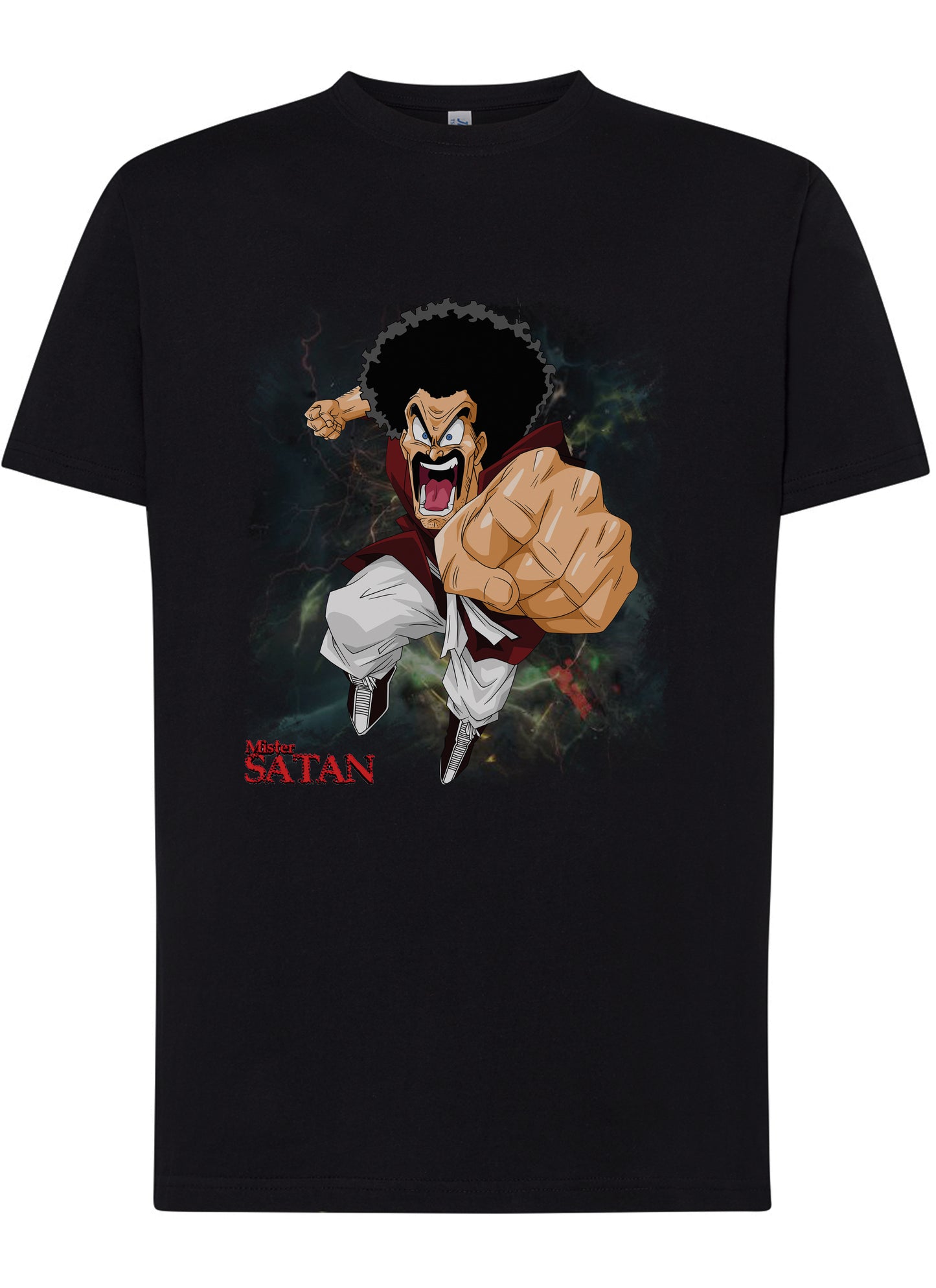 Mister Satan Manga Anime Fumetti 6001 T-shirt Urban Men Uomo 100% Cotone Pettinato JK