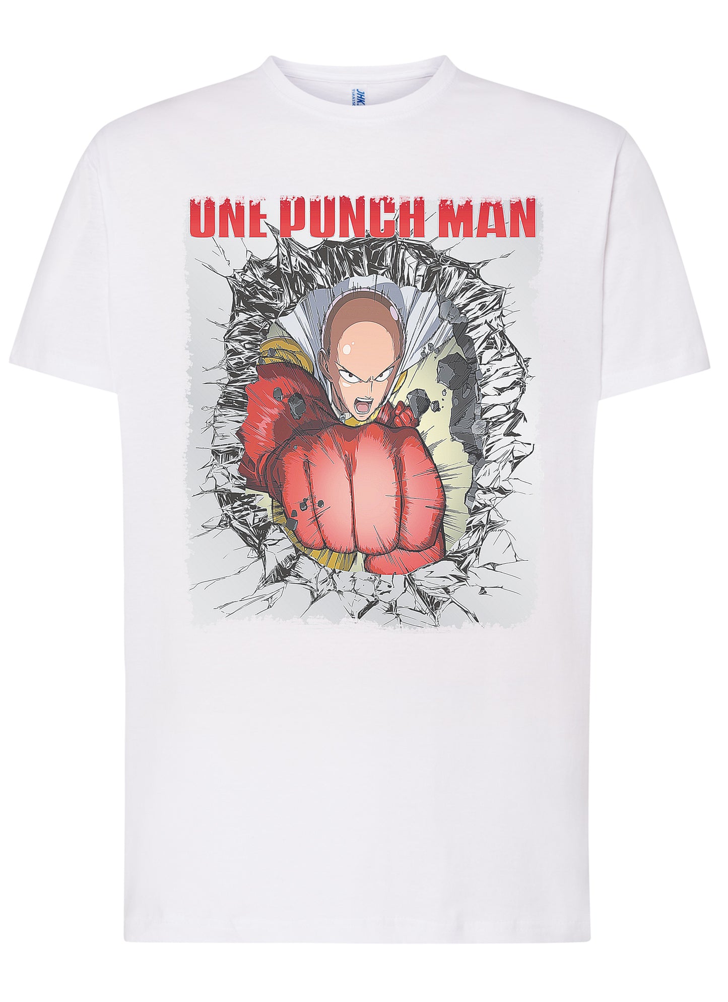 One Punch Man Manga Anime Fumetti 6002 T-shirt Urban Men Uomo 100% Cotone Pettinato JK