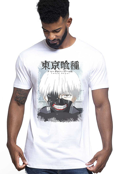 Tokyo Ghoul Manga Anime Fumetti 6003-2 Anime Fumetti 6001 T-shirt Urban Men Uomo 100% Cotone Pettinato JK