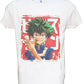 Boku no Hero Academia Manga Anime Fumetti 6005-2 T-shirt Urban Men Uomo 100% Cotone Pettinato JK