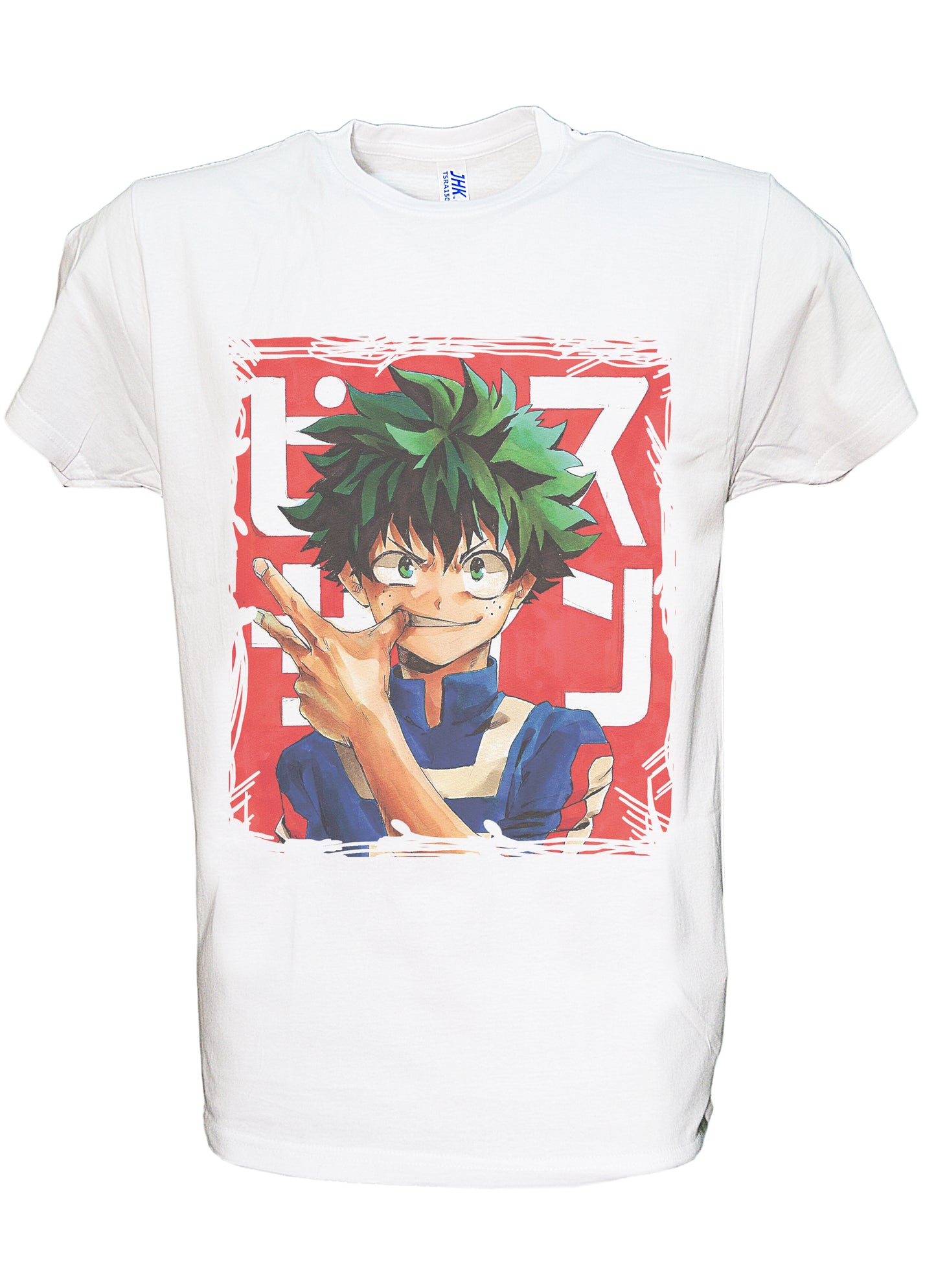 Boku no Hero Academia Manga Anime Fumetti 6005-2 T-shirt Urban Men Uomo 100% Cotone Pettinato JK