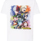 Boku no Hero Academia Manga Anime Fumetti 6005-3 T-shirt Urban Men Uomo 100% Cotone Pettinato JK