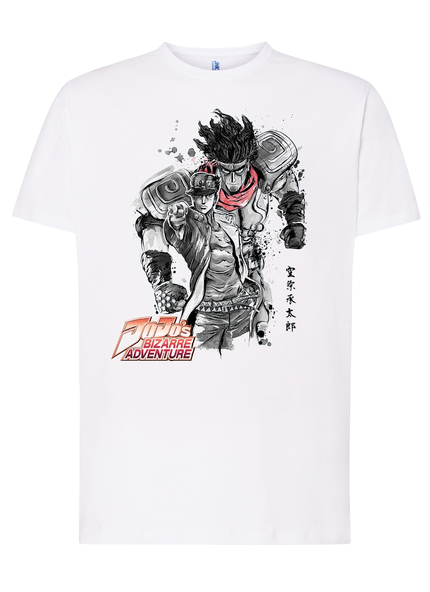 Jojo Bizarre Adventure Manga Anime Fumetti 6007-2 T-shirt Urban Men Uomo 100% Cotone Pettinato JK