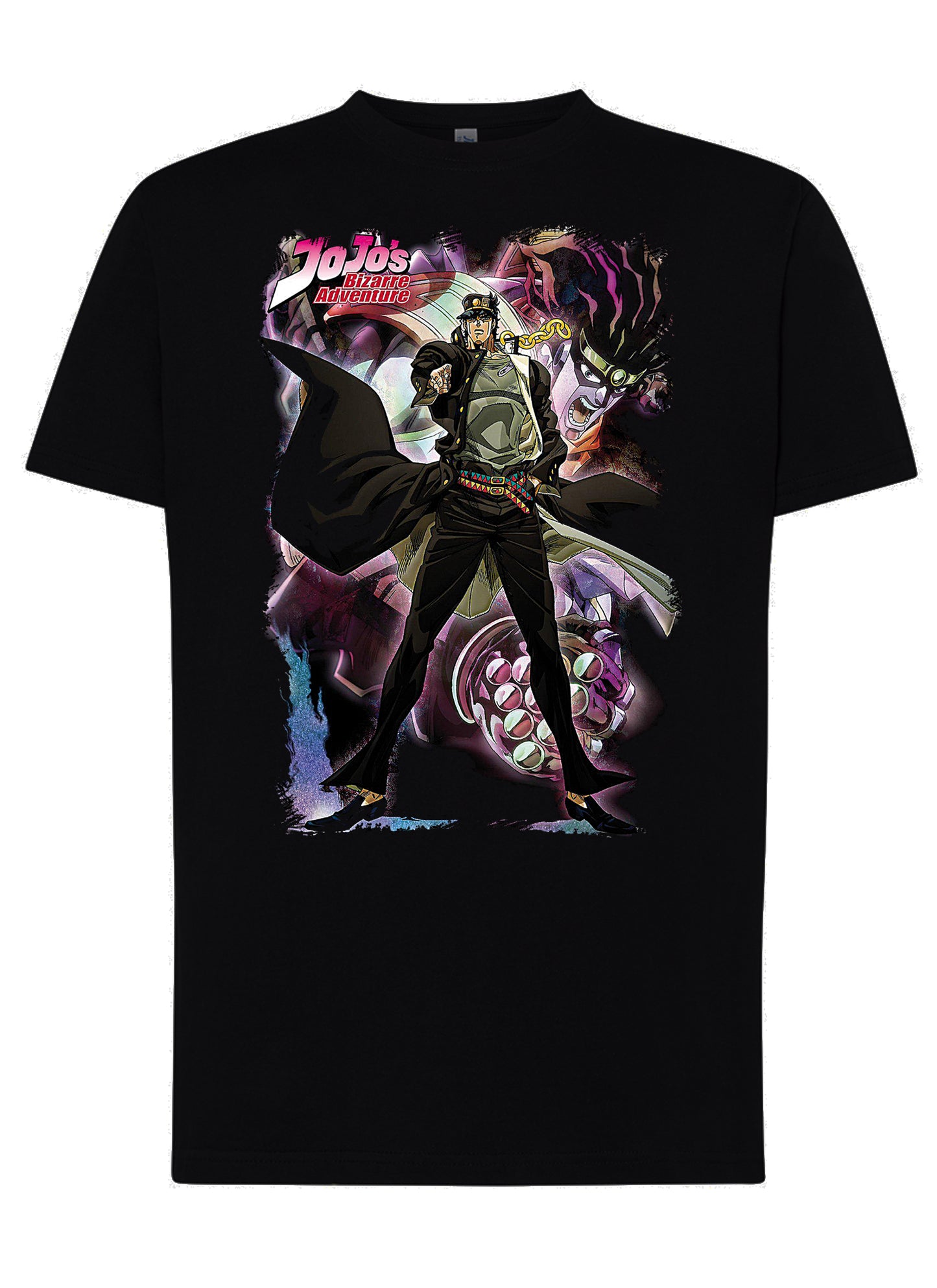 Jojo Bizarre Adventure Manga Anime Fumetti 6007-3 T-shirt Urban Men Uomo 100% Cotone Pettinato JK