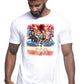 Sword art Online Manga Anime Fumetti 6008-2 T-shirt Urban Men Uomo 100% Cotone Pettinato JK