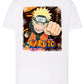 Naruto Punck Manga Anime Fumetti 6009-4 T-shirt Urban Men Uomo 100% Cotone Pettinato JK