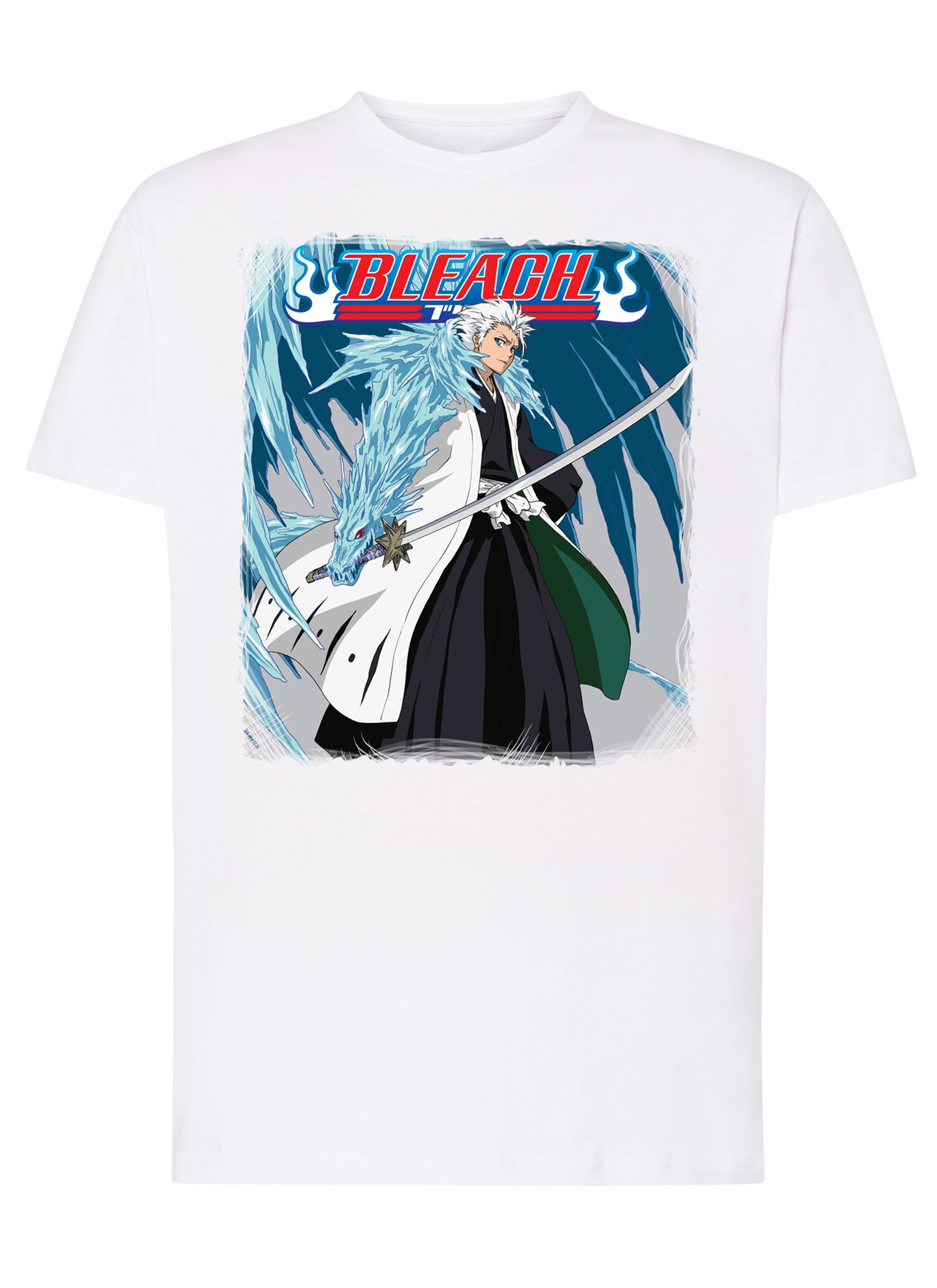 Bleach Sogg. Manga Anime Fumetti 6011-2 T-shirt Urban Men Uomo 100% Cotone Pettinato JK